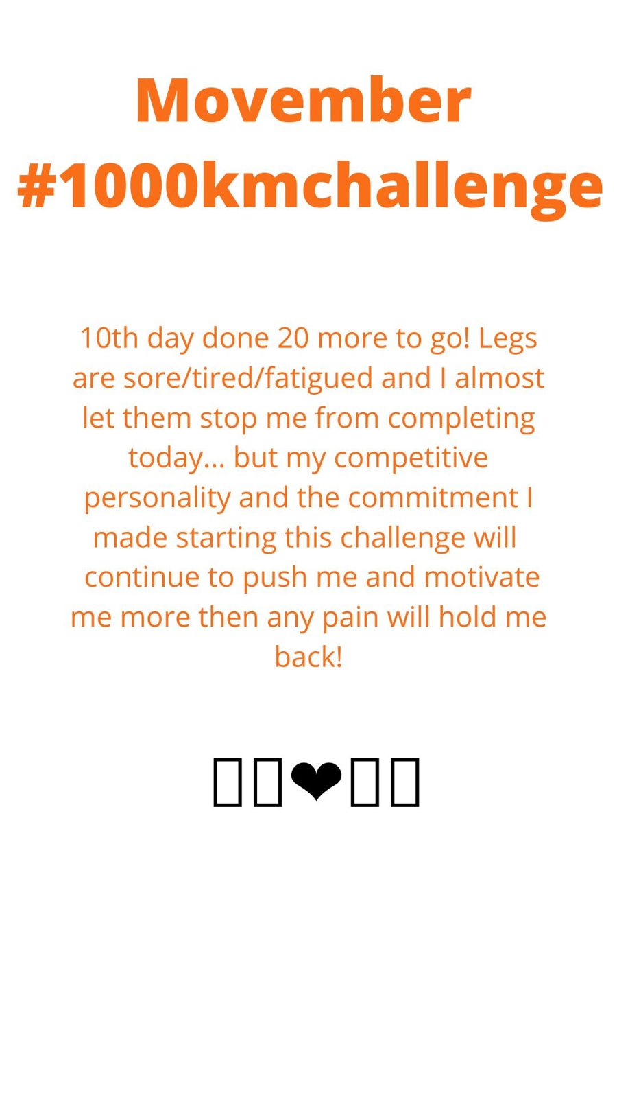 Community 1000 day 10 update