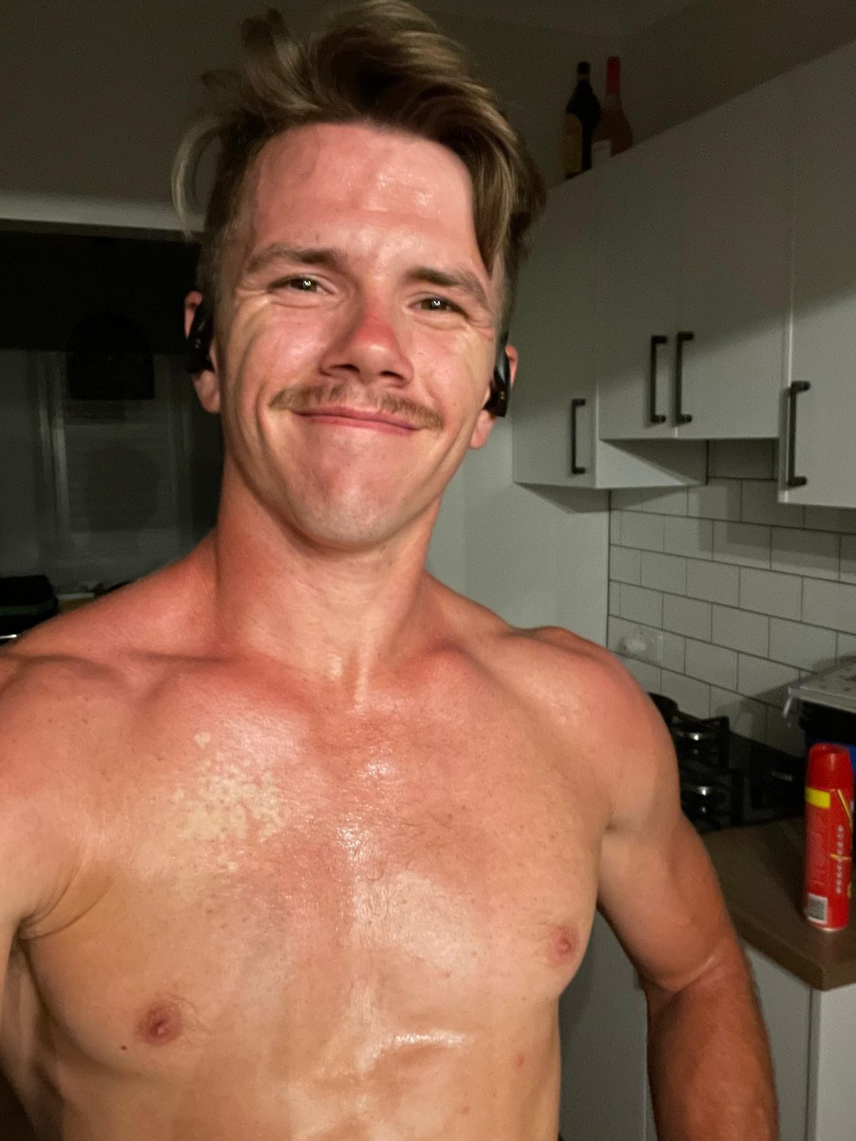 Post-run selfie during The Community 1000